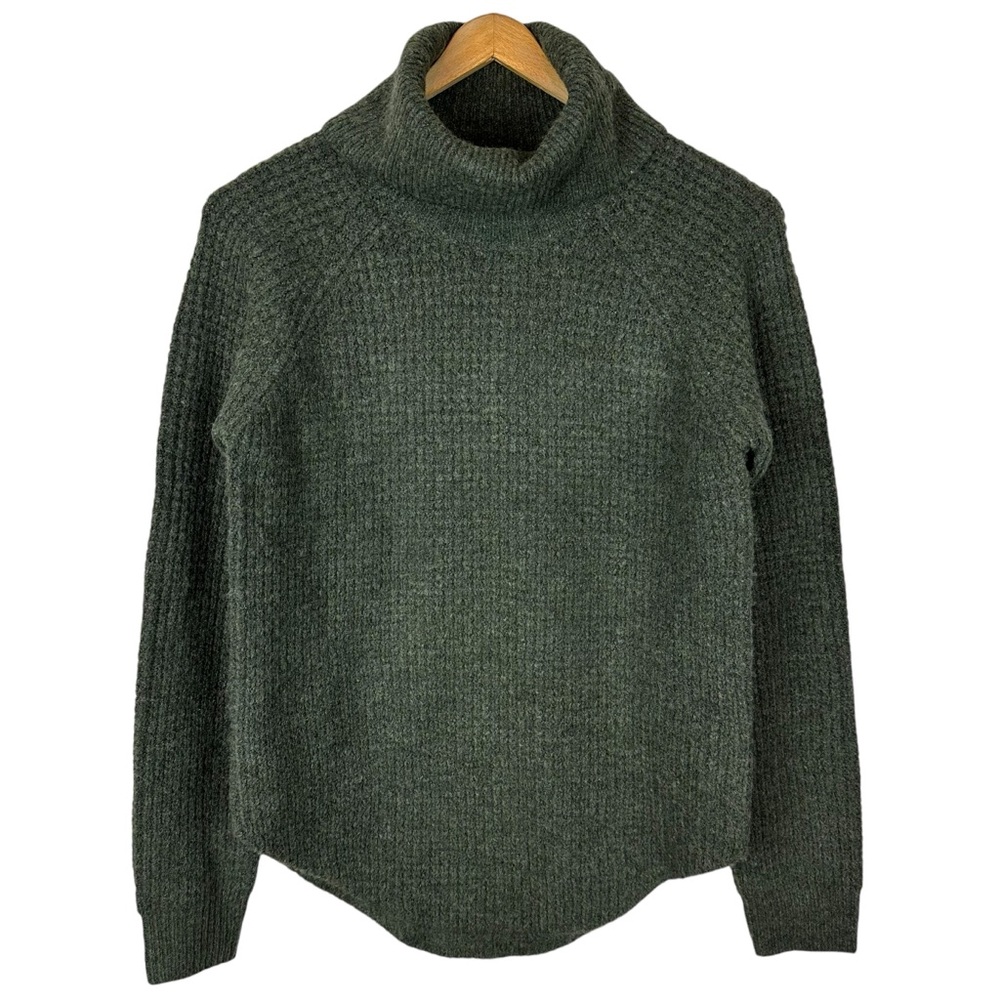 Kuhl Sienna Waffle Knit Turtleneck Scooped Hem Sweater